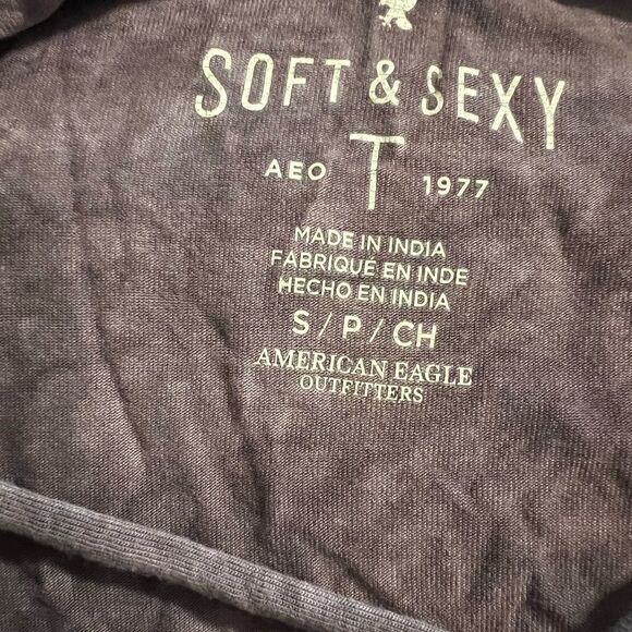 American Eagle soft & sexy purple top - Picture 4 of 6